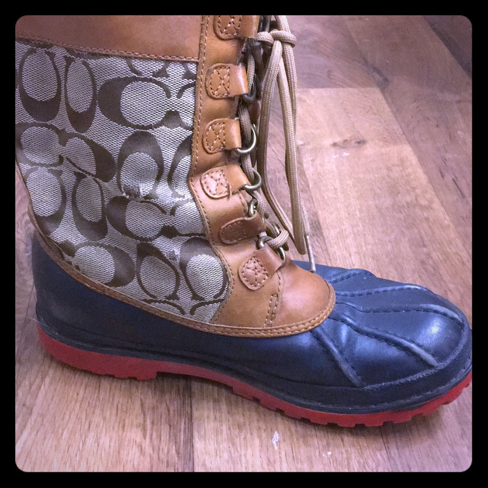 Coach winter boots